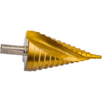 Сверло ступенчатое по металлу SPIRAL HSS-TiN 4-40х3/103 мм D.BOR SDSP-TIN-04-40-10