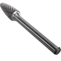 Бор-фреза форма F парабола с закругленной головой DC (10х20/65 мм; хвостовик 6 мм) D.BOR RB-DC-F-10-065-6