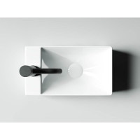 Умывальник Ceramicanova Element накладной, прямоугольный 375х215х100 мм CN5008