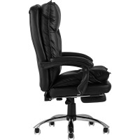 Кресло руководителя Стул Груп TopChairs Alpha, черное D-401 black