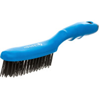 Проволочная щетка HOEGERT TECHNIK четырехрядная, стальная проволока HT3B621