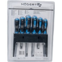 Набор отверток HOEGERT TECHNIK 18 шт, сталь S2 HT1S098