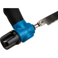 Универсальная ножовка HOEGERT TECHNIK 300 мм, в комплекте полотна по дереву и металлу HT3S277