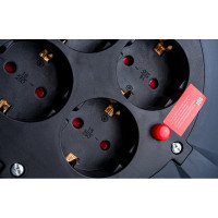 Кабельный барабан Electraline FIXED PANEL с 4 гнездами кабель ПВС 3x1,0-4М 49076