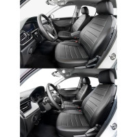 Авточехлы Rival Строчка (40/60) Skoda Rapid LB с зад.подл. 20-/VW Polo LB с зад.подл. 20-, SC.5108.1