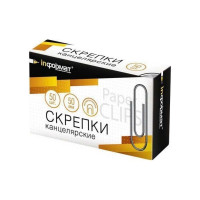 Никелированные скрепки INFORMAT серебро 50 шт 50 мм PCN50-50