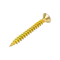 Универсальные шурупы ВИРТУОЗ 4,5х40 мм, потайная головка, желтый цинк 50 шт 27160