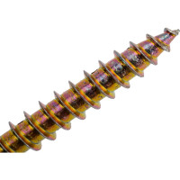 Универсальные шурупы ВИРТУОЗ 6,0х 60 мм, потайная головка, желтый цинк 10 шт 03034