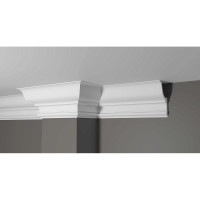 Потолочный карниз Decor-Dizayn ударопрочный влагостойкий под LED подсветку 120Х75Х2000 мм DD509