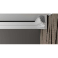 Потолочный карниз Decor-Dizayn ударопрочный влагостойкий под LED подсветку 120Х75Х2000 мм DD509