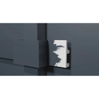 Потолочный карниз Decor-Dizayn ударопрочный влагостойкий под LED подсветку 80Х25Х2000 мм DD615