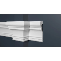 Стеновой молдинг Decor-Dizayn ударопрочный влагостойкий под покраску 102Х33Х2000 мм DD604