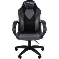 Игровое кресло CHAIRMAN game 17 экопремиум черный/серый 00-07024558