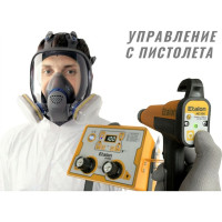 Ручная установка нанесения порошковой краски ETALON В400 с баком 50 литров 552502