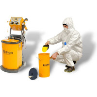 Ручная установка нанесения порошковой краски ETALON В400 с баком 50 литров 552502