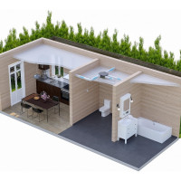 Комплект вытяжной вентиляции NORVIND ДОМВЕНТ COUNTRY, 2х100mm, 2x125, 200 м3/ч NV6Count1