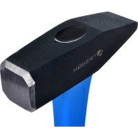 Слесарный молоток HOEGERT TECHNIK 800 г, с рукояткой из стекловолокна HT3B028