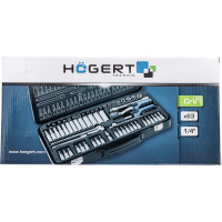 Набор инструментов HOEGERT TECHNIK 63 шт, 1/4 HT1R486