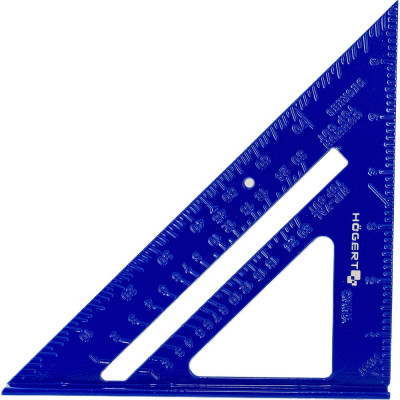 Разметочный угольник HOEGERT TECHNIK алюминиевый, 180 мм HT4M215