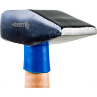 Слесарный молоток HOEGERT TECHNIK кованый, 1000 г, с деревянной рукояткой HT3B010