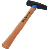 Слесарный молоток HOEGERT TECHNIK кованый, 300 г, с деревянной рукояткой HT3B003