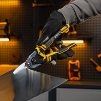 Ножницы по металлу Denzel 270мм, прямой рез,сталь-CrMo, трехкомп.рук-ки  78370