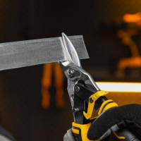 Ножницы по металлу Denzel 270мм, прямой рез,сталь-CrMo, трехкомп.рук-ки  78370