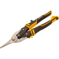 Ножницы по металлу Denzel 270мм, прямой рез,сталь-CrMo, трехкомп.рук-ки  78370