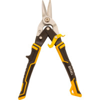 Ножницы по металлу Denzel 270мм, прямой рез,сталь-CrMo, трехкомп.рук-ки  78370