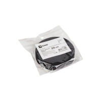 Хомут-липучка EKF 20 мм, 5 м, ролл, черный PROxima hlft-2-b