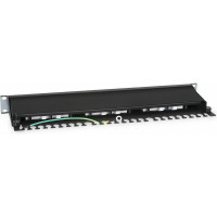 Патч-панель Cabeus 1U, 24 порта, RJ-45, категория 6, экранированная, PL-24-Cat.6-SH-Dual