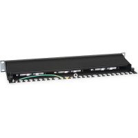 Патч-панель Cabeus 1U, 24 порта, RJ-45, категория 6, экранированная, PL-24-Cat.6-SH-Dual
