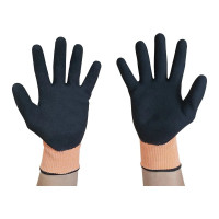 Перчатки для защиты от порезов Scaffa Рубеж Нит Е DY1350S-OR/BLK от порезов размер 10 00-00011910
