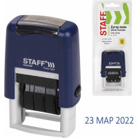 Датер-мини STAFF Printer 7810 месяц буквами, оттиск 22x4 мм 237432