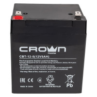 Аккумулятор  СВТ-12-5 (5.0 Ач; 12 В) CROWN CM000001652