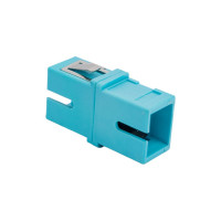 Оптический адаптер LANMASTER SC, без фланцев, OM3, симплексный LAN-SC/NF-AM-OM3
