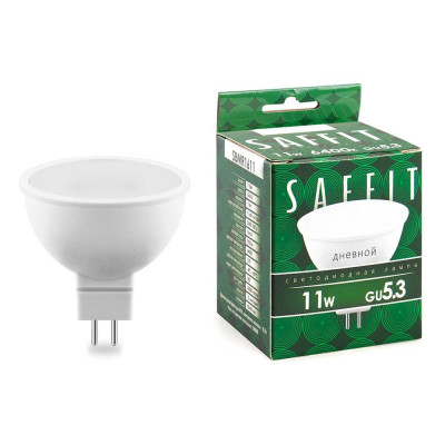 Светодиодная лампа SAFFIT SBMR1611 11W GU5.3 6400K 230V MR16 55153