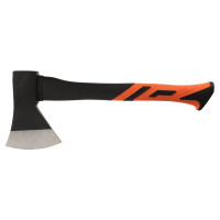 Кованый топор с фибергласовой двухкомпонентной ручкой ЕРМАК 1000 г 662-430