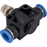 Фитинг-дроссель (пневмодроссель) цанговый 8 мм SHPI SCF 08