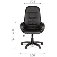 Компьютерное кресло CHAIRMAN 727 кожзам черный 00-06098211