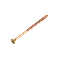 Набор для крепления ВИРТУОЗ дюбель 8х72Б U, шуруп 5х80 потайная головка, желтый цинк, 10 шт. 19312