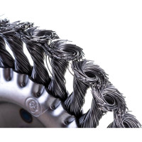 Щетка металлическая дисковая (150х22 мм; крученая проволока) для УШМ ЕРМАК 656-051