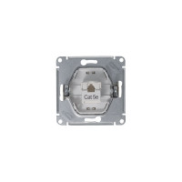 1-местный механизм компьютерной розетки Systeme Electric Glossa RJ45 категории 5е платина GSL001281K