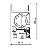 Цифровой мультиметр TDM серии МастерЭлектрик М-7300 SQ1005-0010
