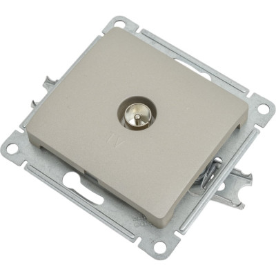 Механизм коннектора TV антенны Systeme Electric Glossa платина GSL001293