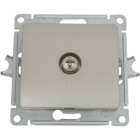 Механизм коннектора TV антенны Systeme Electric Glossa платина GSL001293