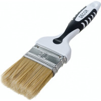 Кисть DECOR Black White универсальная 50х15мм, светлая смешанная щетина, 2К ручка 880-050