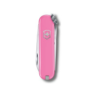 Нож-брелок Victorinox Classic SD Colors Cherry Blossom 58 мм, 7 функций, розовый 0.6223.51G