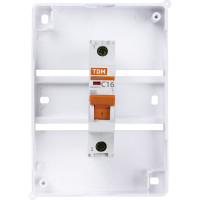 Бокс TDM ELECTRIC КМПн-2/4 для наружной установки с полупрозрачной крышкой, IP30 НАРОДНЫЙ SQ0907-0602