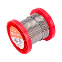 Припой ПОС 40 проволока серия "Алмаз" (1 мм, 100 г, ГОСТ 21931-76, катушка) TDM ELECTRIC SQ1025-0320